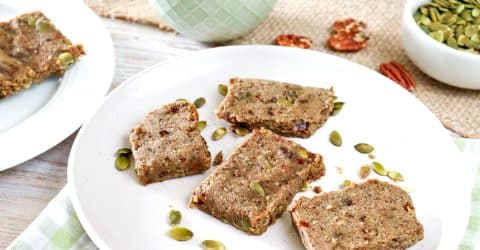 Easy Pumpkin Spice Raw Energy Bars