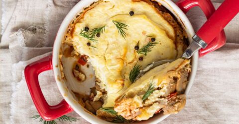 Pastel de la cosecha de otoño